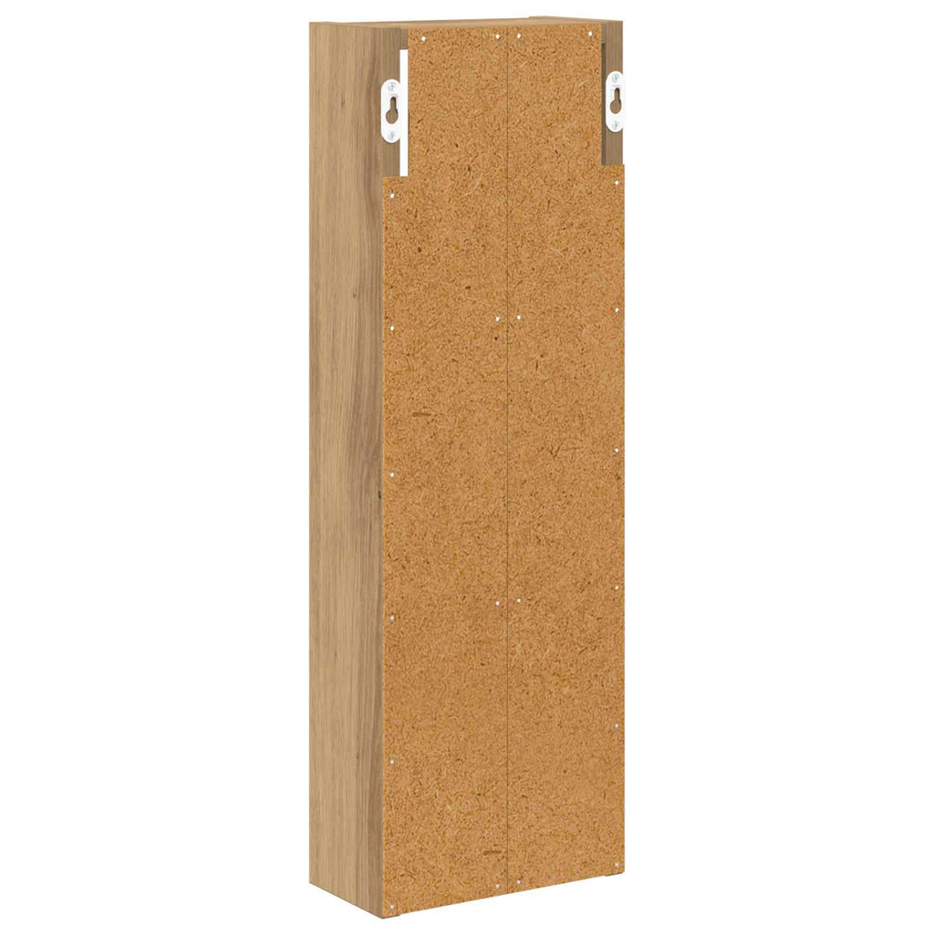 vidaXL Szafka ścienna łazienkowa Dąb rzemieślniczy 20 x 10 x 60,5 cm
