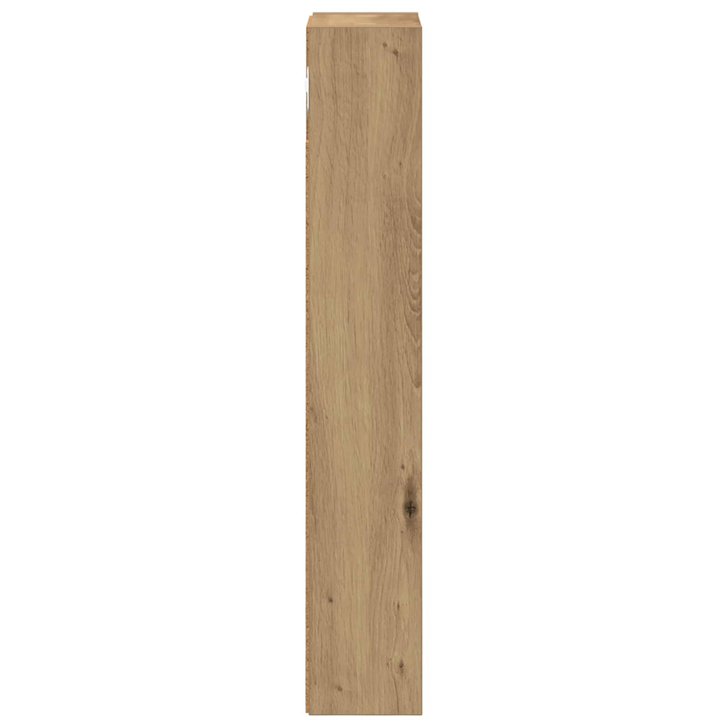 vidaXL Szafka ścienna łazienkowa Dąb rzemieślniczy 20 x 10 x 60,5 cm
