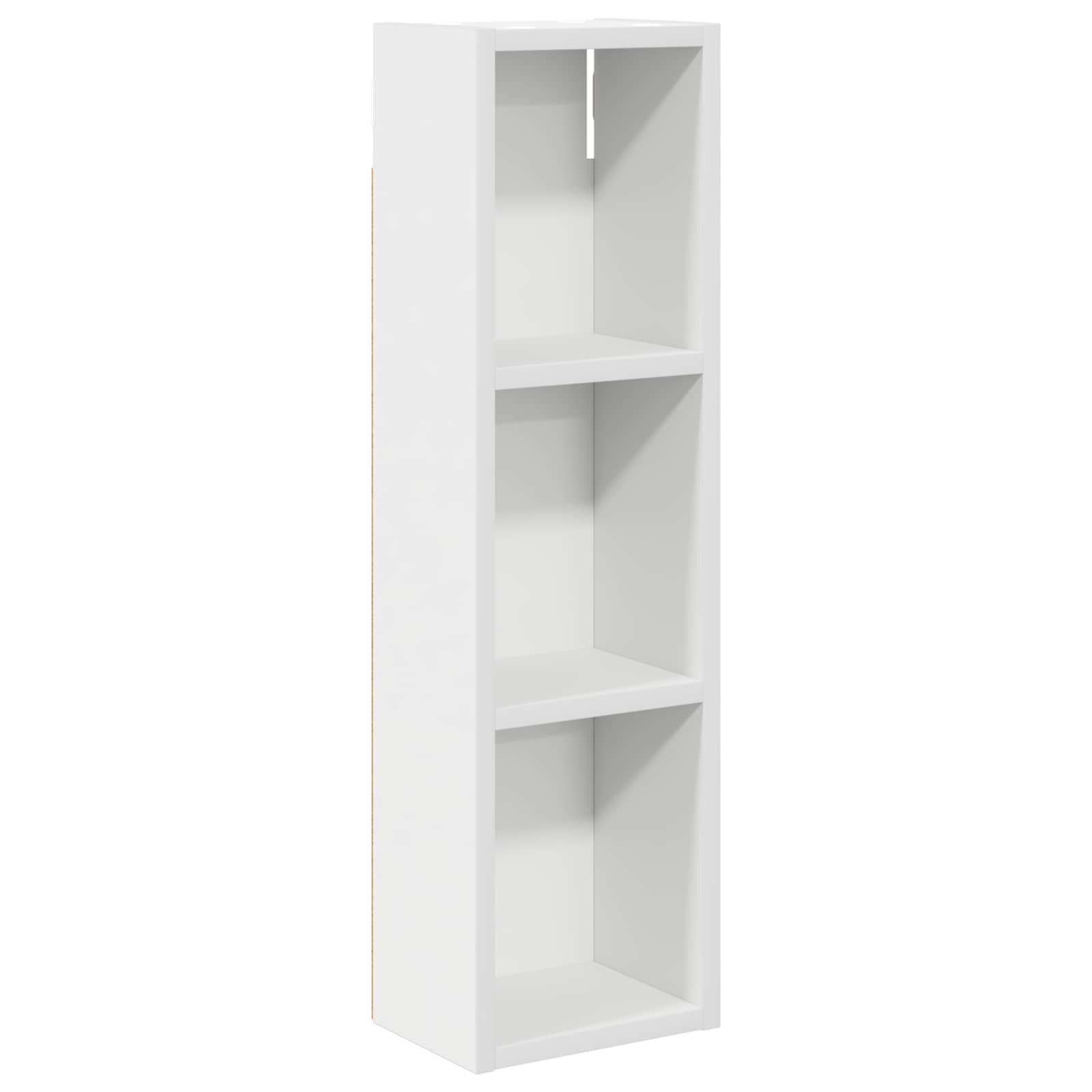 vidaXL Szafka ścienna łazienkowa z półką Biały 20 x 14 x 70 cm