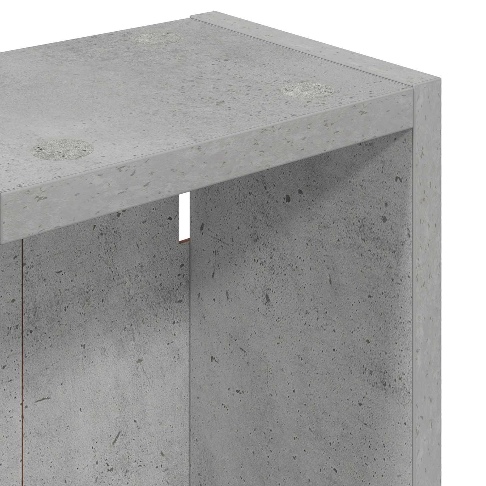 vidaXL Szafka ścienna łazienkowa Betonowy Szary 20 x 14 x 70 cm
