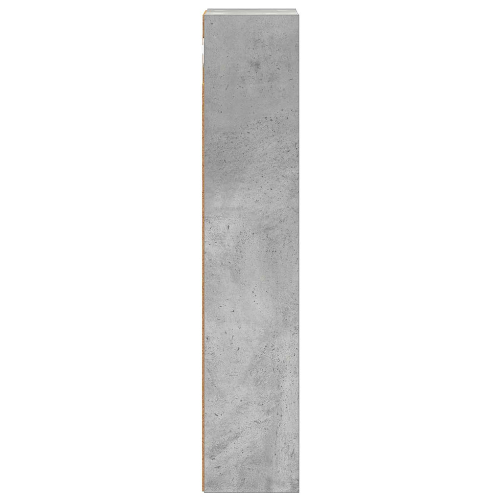 vidaXL Szafka ścienna łazienkowa Betonowy Szary 20 x 14 x 70 cm