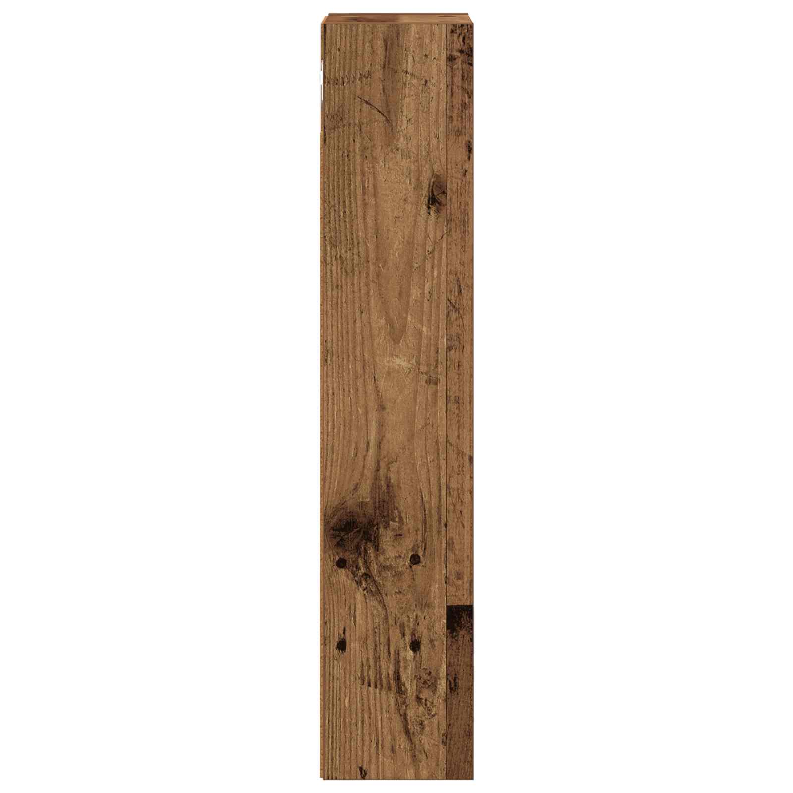 vidaXL Szafka ścienna łazienkowa z półką Stare drewno 20 x 14 x 70 cm