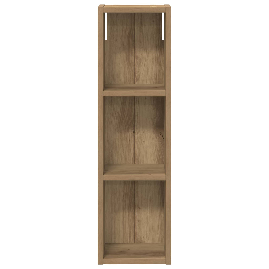 vidaXL Szafka ścienna łazienkowa Dąb rzemieślniczy 20 x 14 x 70 cm