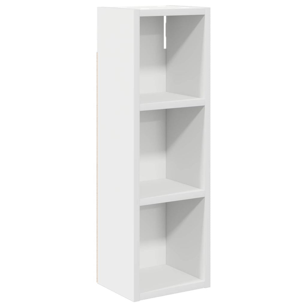 vidaXL Szafka ścienna łazienkowa z półką Biały 20 x 16 x 62,5 cm