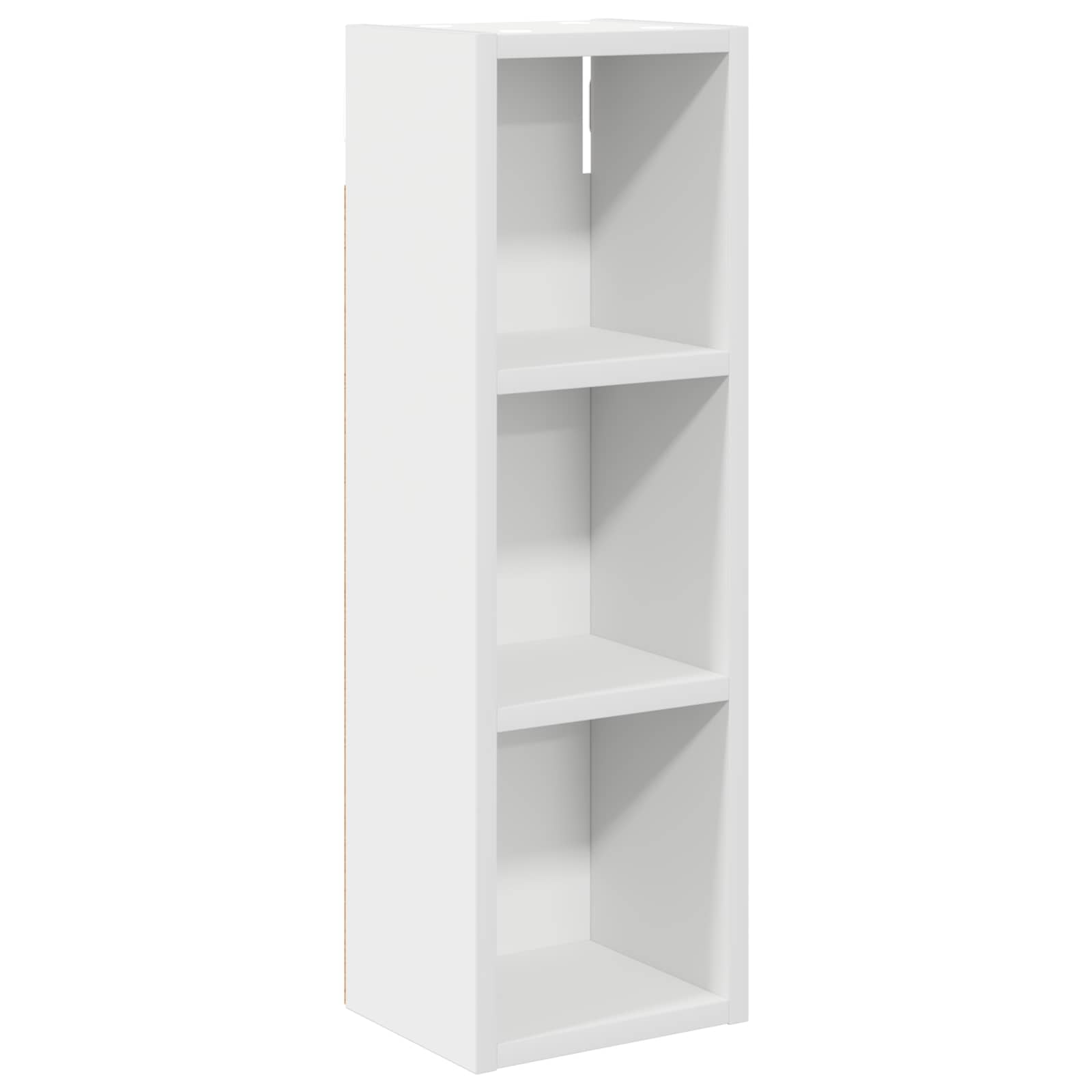 vidaXL Szafka ścienna łazienkowa z półką Biały 20 x 16 x 62,5 cm
