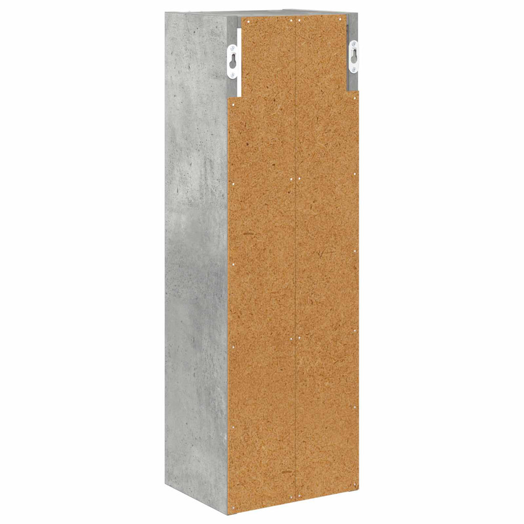 vidaXL Szafka ścienna łazienkowa Betonowy Szary 20 x 16 x 62,5 cm