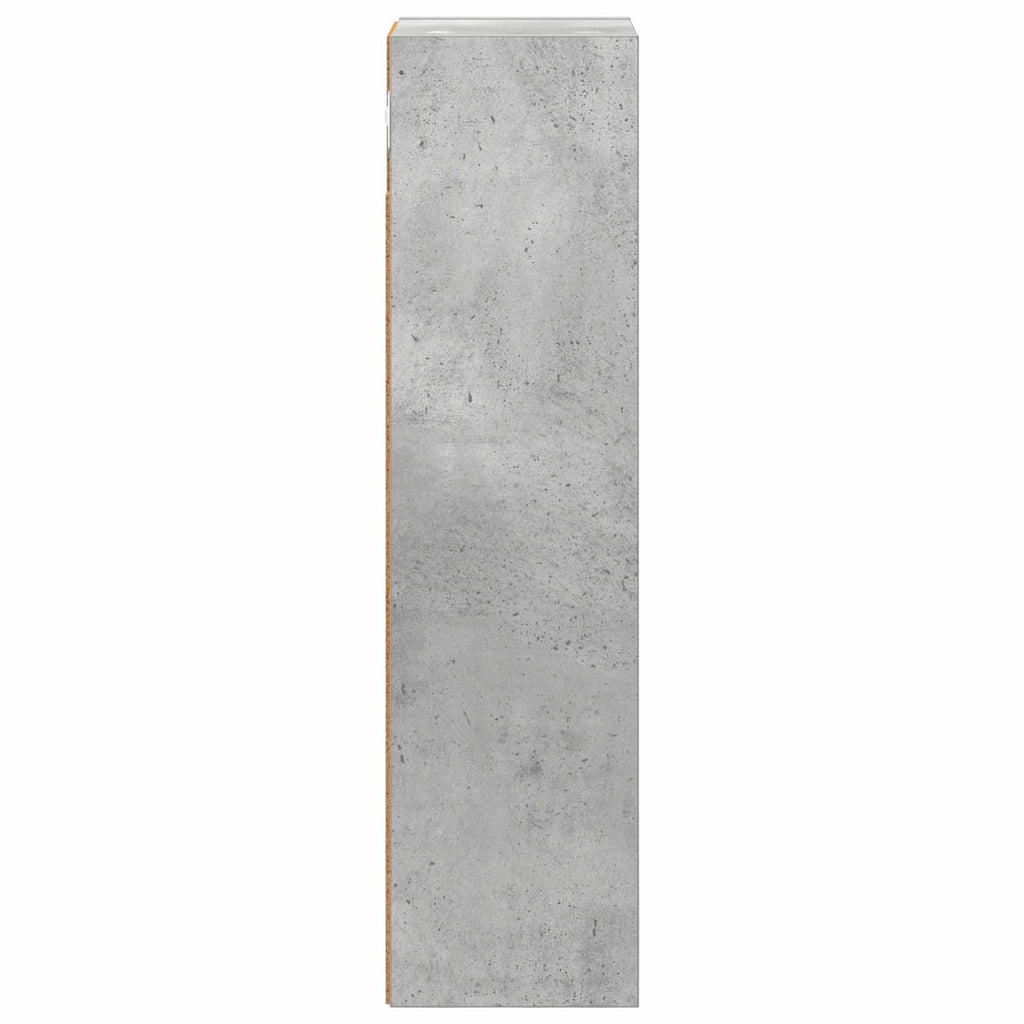 vidaXL Szafka ścienna łazienkowa Betonowy Szary 20 x 16 x 62,5 cm