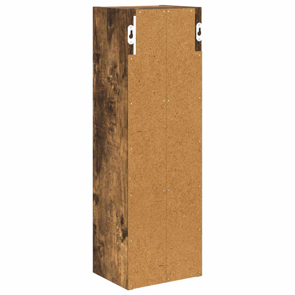 vidaXL Szafka ścienna łazienkowa Dąb Wędzony 20 x 16 x 62,5 cm