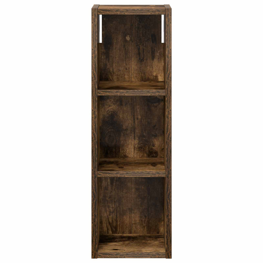 vidaXL Szafka ścienna łazienkowa Dąb Wędzony 20 x 16 x 62,5 cm