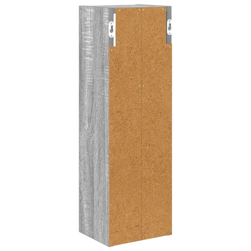 vidaXL Szafka ścienna łazienkowa Szary Sonoma 20 x 16 x 62,5 cm