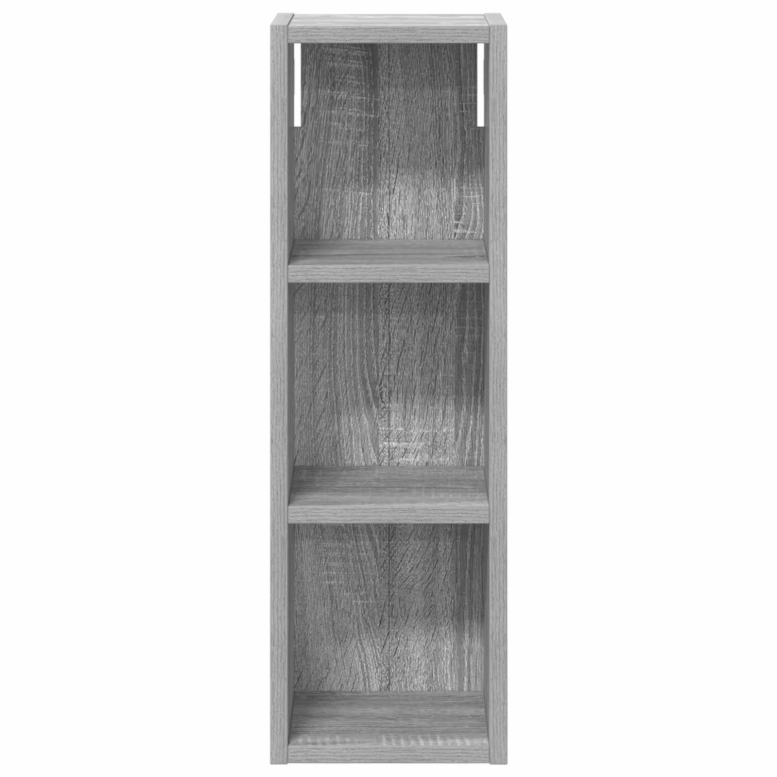vidaXL Szafka ścienna łazienkowa Szary Sonoma 20 x 16 x 62,5 cm