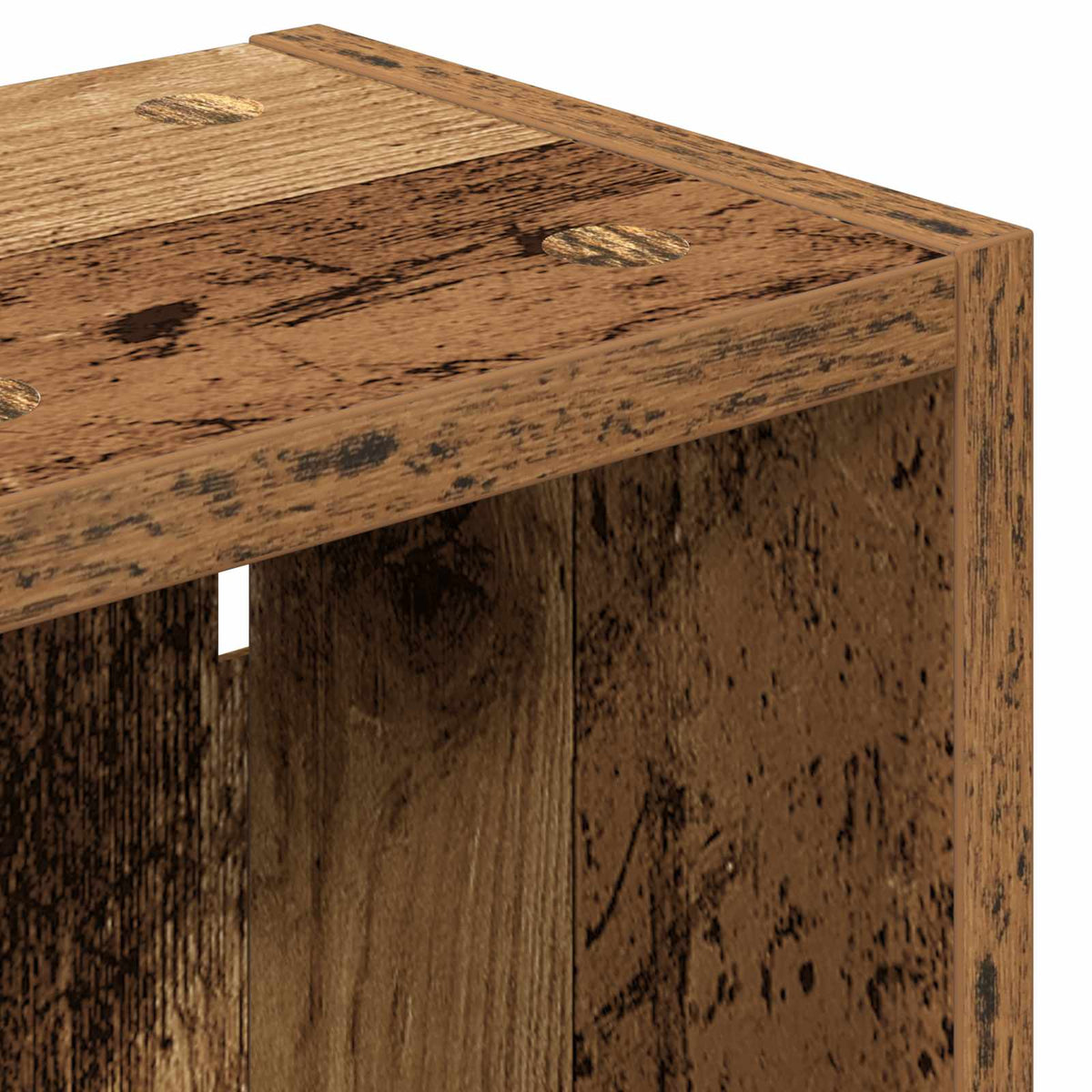 vidaXL Szafka ścienna łazienkowa Stare drewno 20 x 16 x 62,5 cm