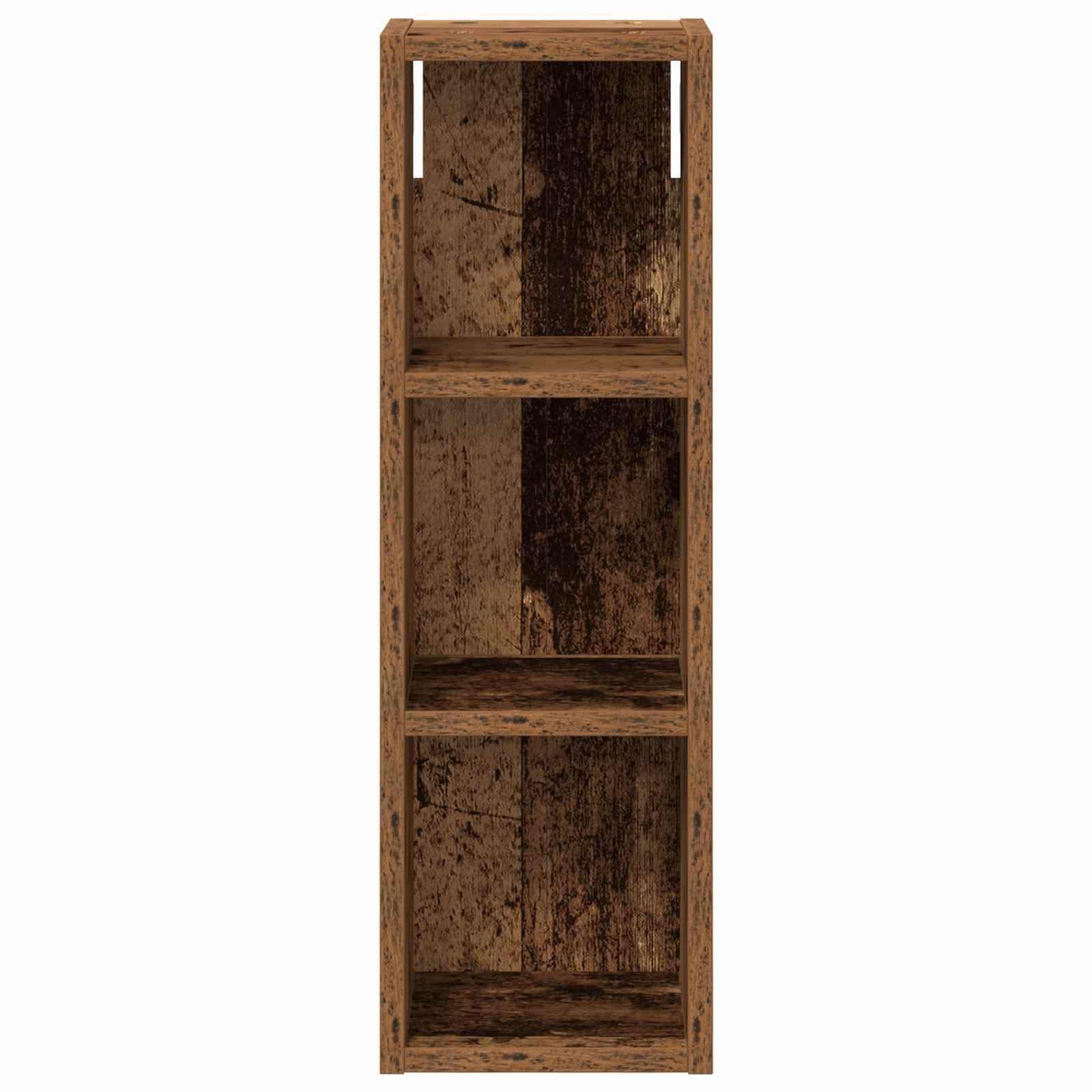 vidaXL Szafka ścienna łazienkowa Stare drewno 20 x 16 x 62,5 cm
