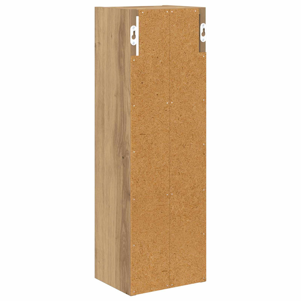 vidaXL Szafka ścienna łazienkowa Dąb rzemieślniczy 20 x 16 x 62,5 cm