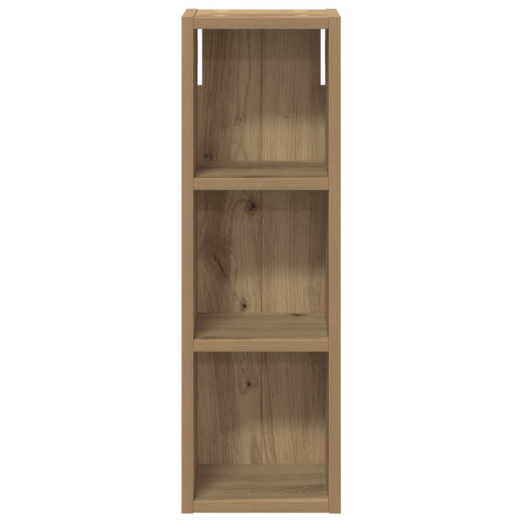 vidaXL Szafka ścienna łazienkowa Dąb rzemieślniczy 20 x 16 x 62,5 cm