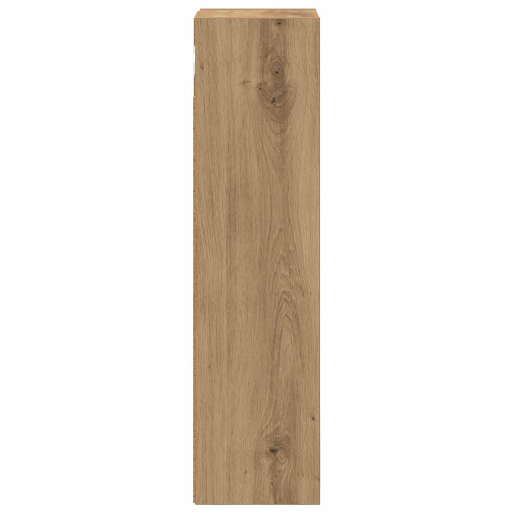vidaXL Szafka ścienna łazienkowa Dąb rzemieślniczy 20 x 16 x 62,5 cm