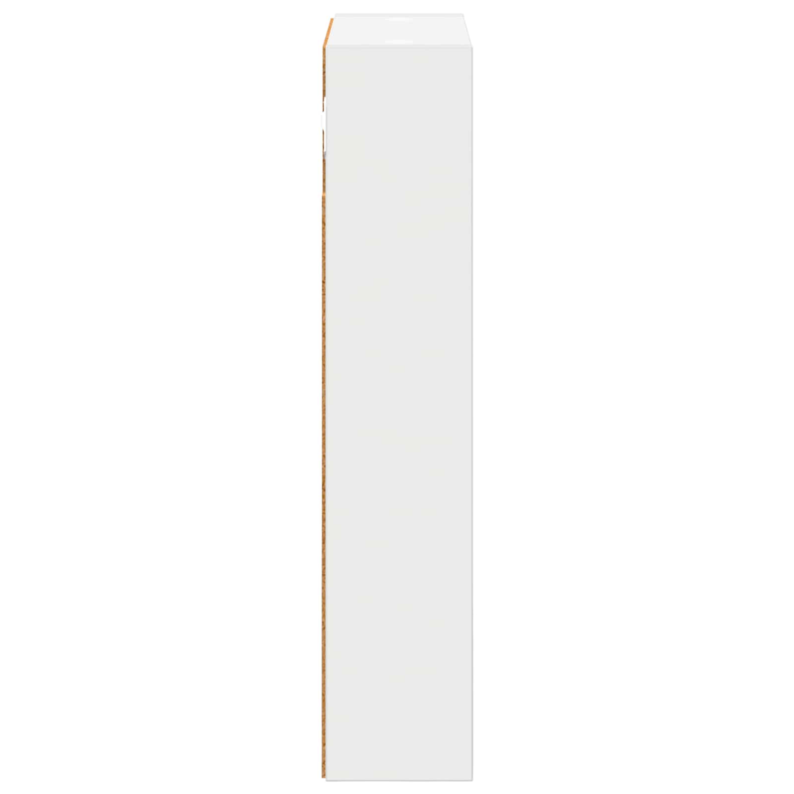 vidaXL Szafka ścienna łazienkowa z półką Biały 30 x 10 x 50 cm