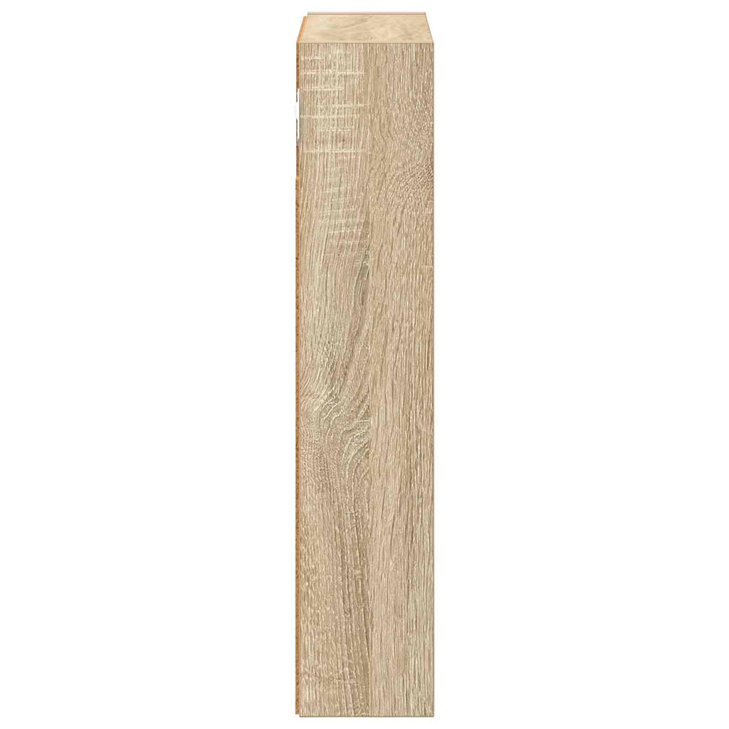 vidaXL Szafka ścienna łazienkowa z półką Dąb Sonoma 30 x 10 x 50 cm