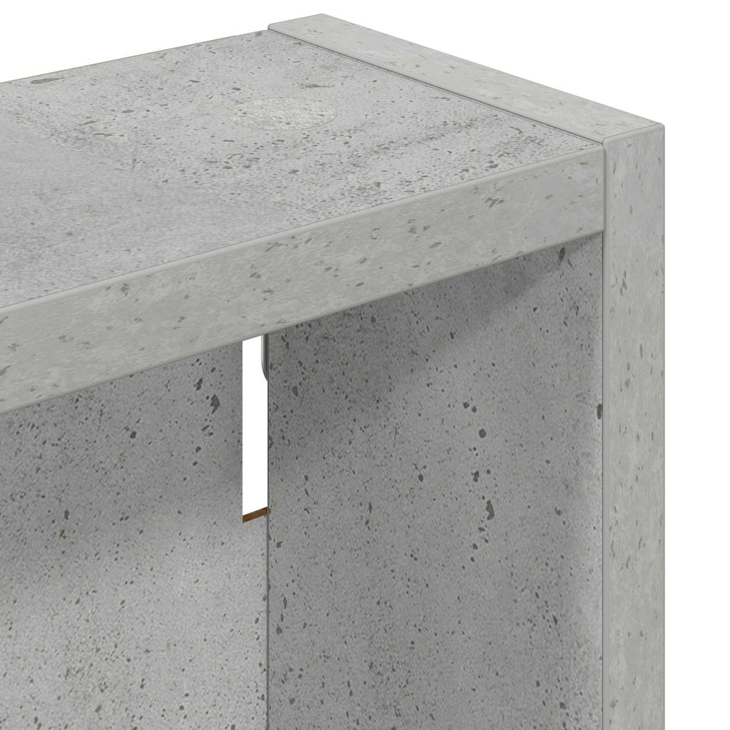 vidaXL Szafka ścienna łazienkowa Betonowy Szary 30 x 10 x 50 cm