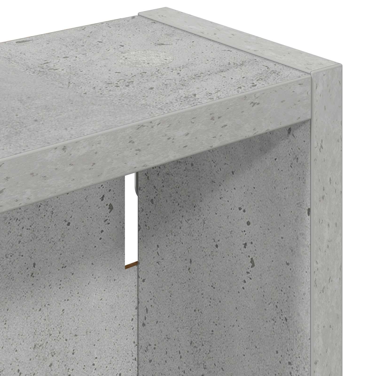 vidaXL Szafka ścienna łazienkowa Betonowy Szary 30 x 10 x 50 cm