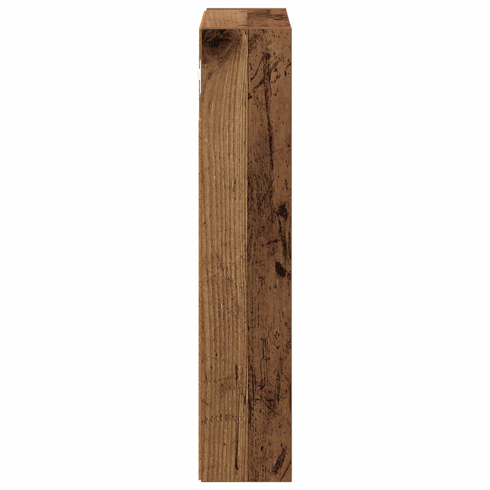 vidaXL Szafka ścienna łazienkowa z półką Stare drewno 30 x 10 x 50 cm