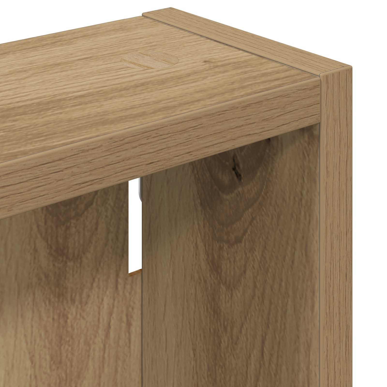 vidaXL Szafka ścienna łazienkowa Dąb rzemieślniczy 30 x 10 x 50 cm