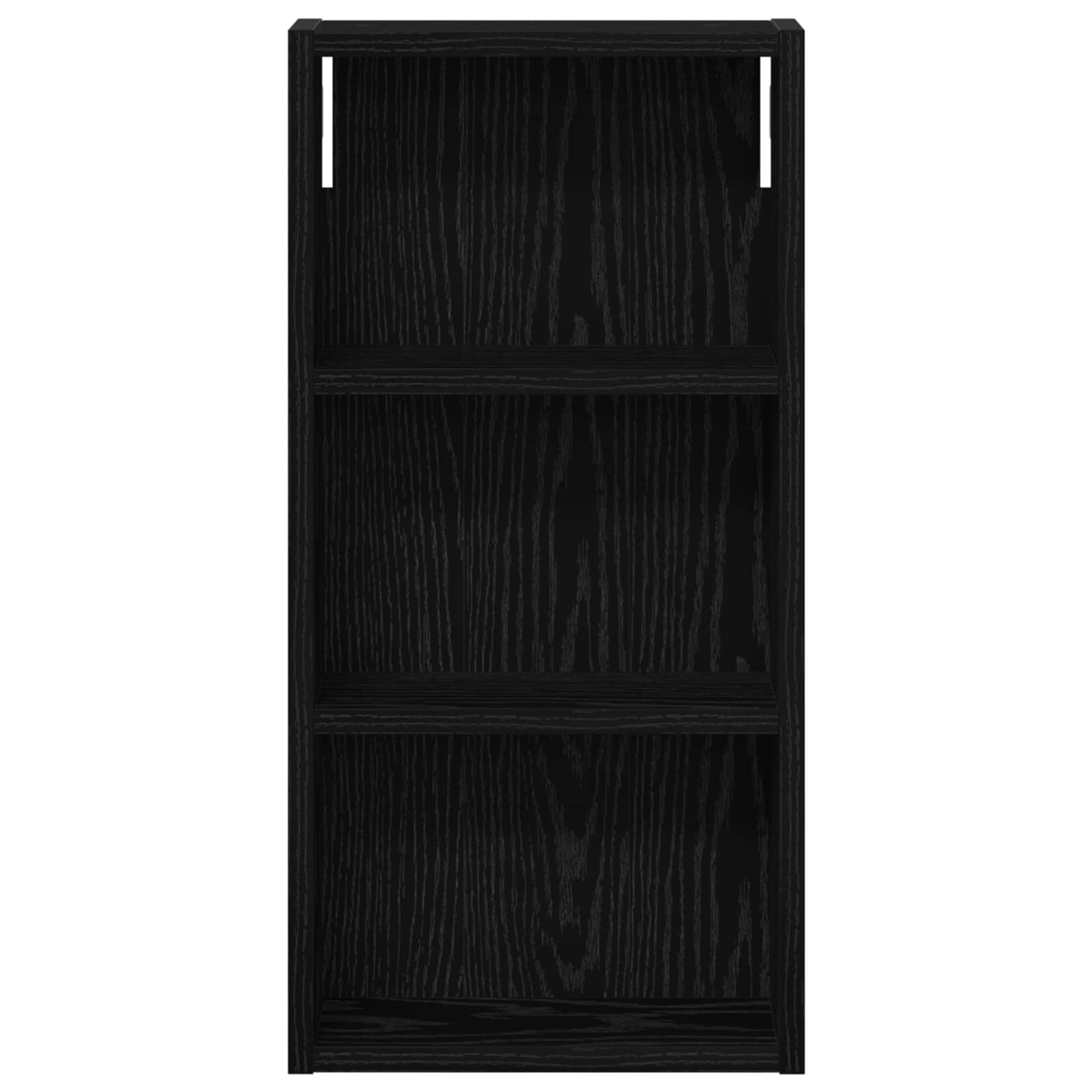 vidaXL Szafka ścienna łazienkowa z półką Czarny Dąb 30 x 10 x 60,5 cm