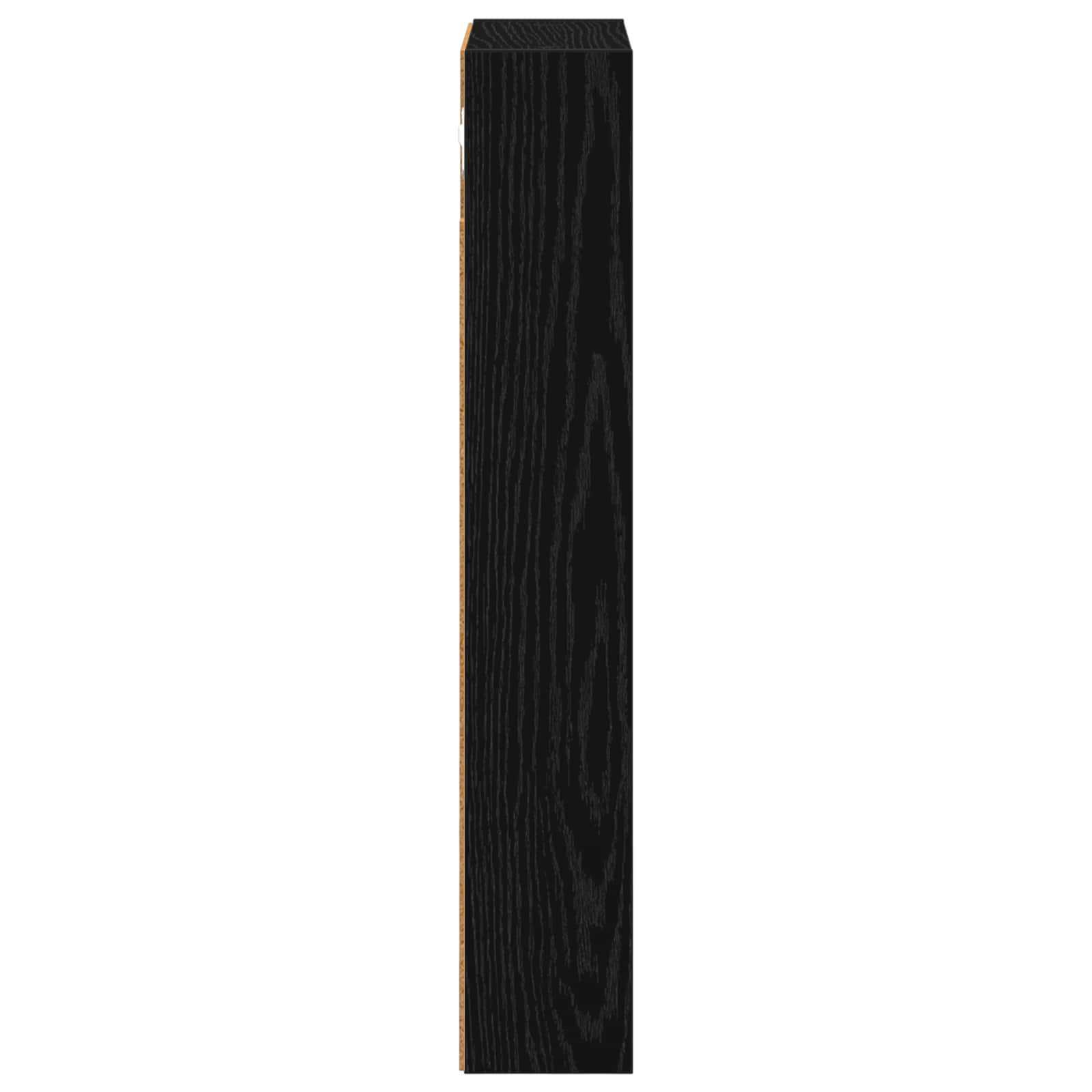 vidaXL Szafka ścienna łazienkowa z półką Czarny Dąb 30 x 10 x 60,5 cm