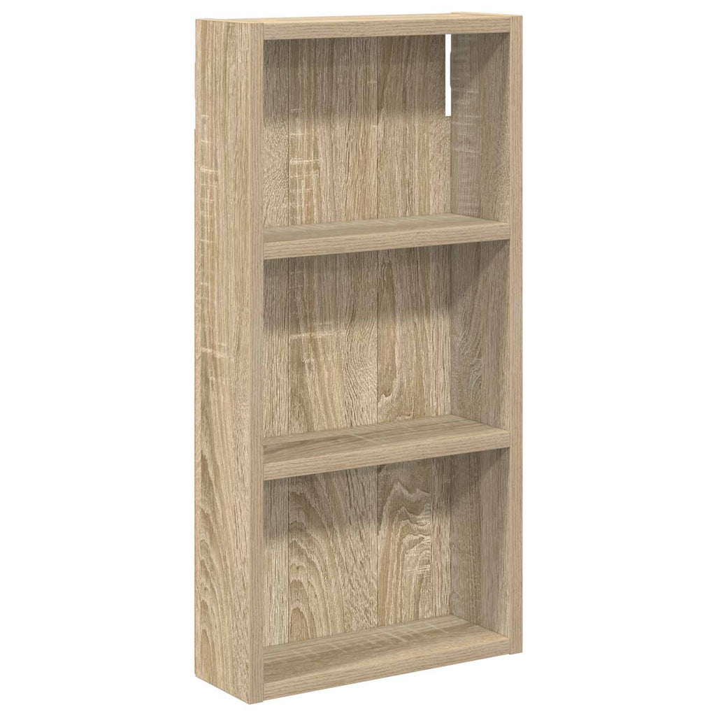 vidaXL Szafka ścienna łazienkowa z półką Dąb Sonoma 30 x 10 x 60,5 cm