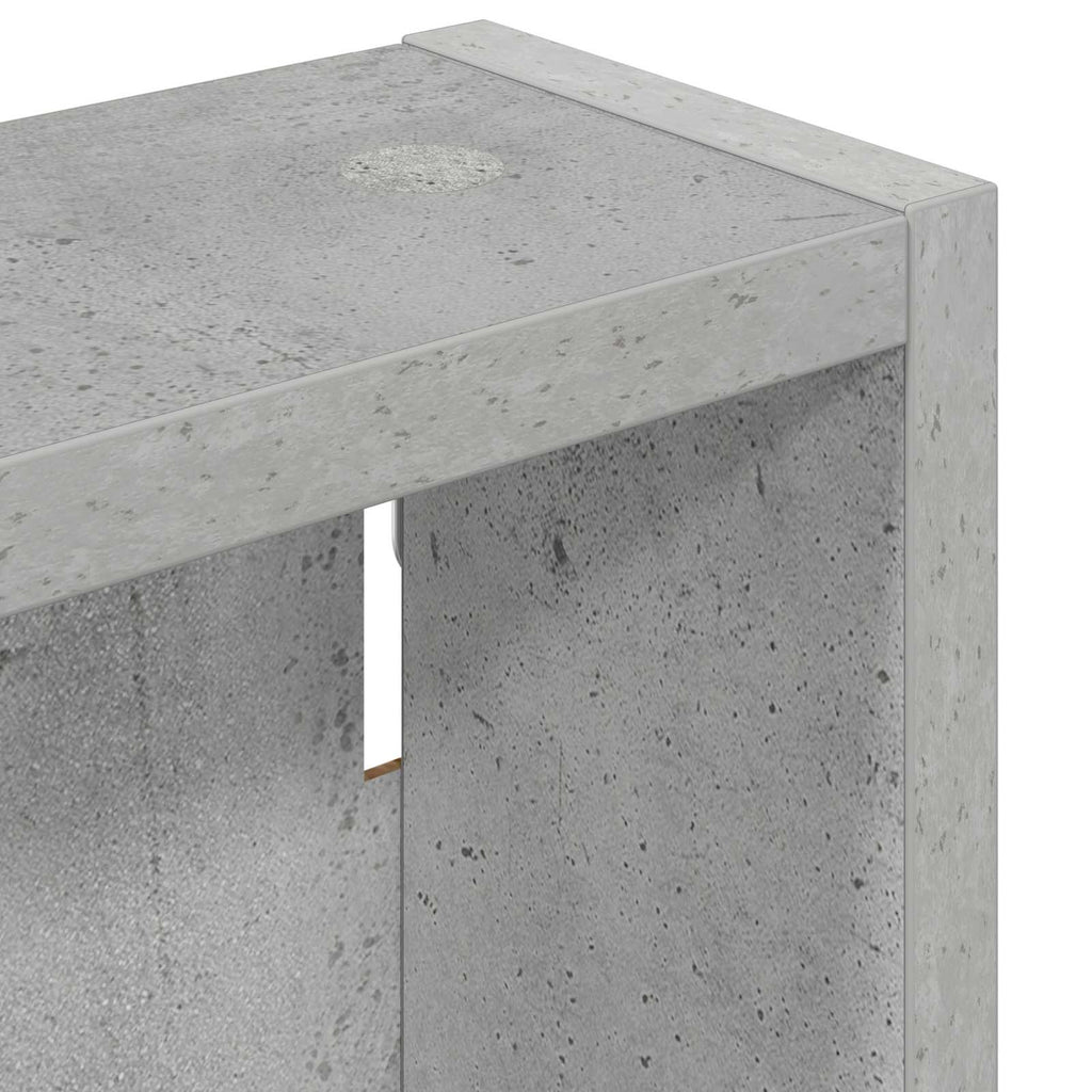 vidaXL Szafka ścienna łazienkowa Betonowy Szary 30 x 10 x 60,5 cm