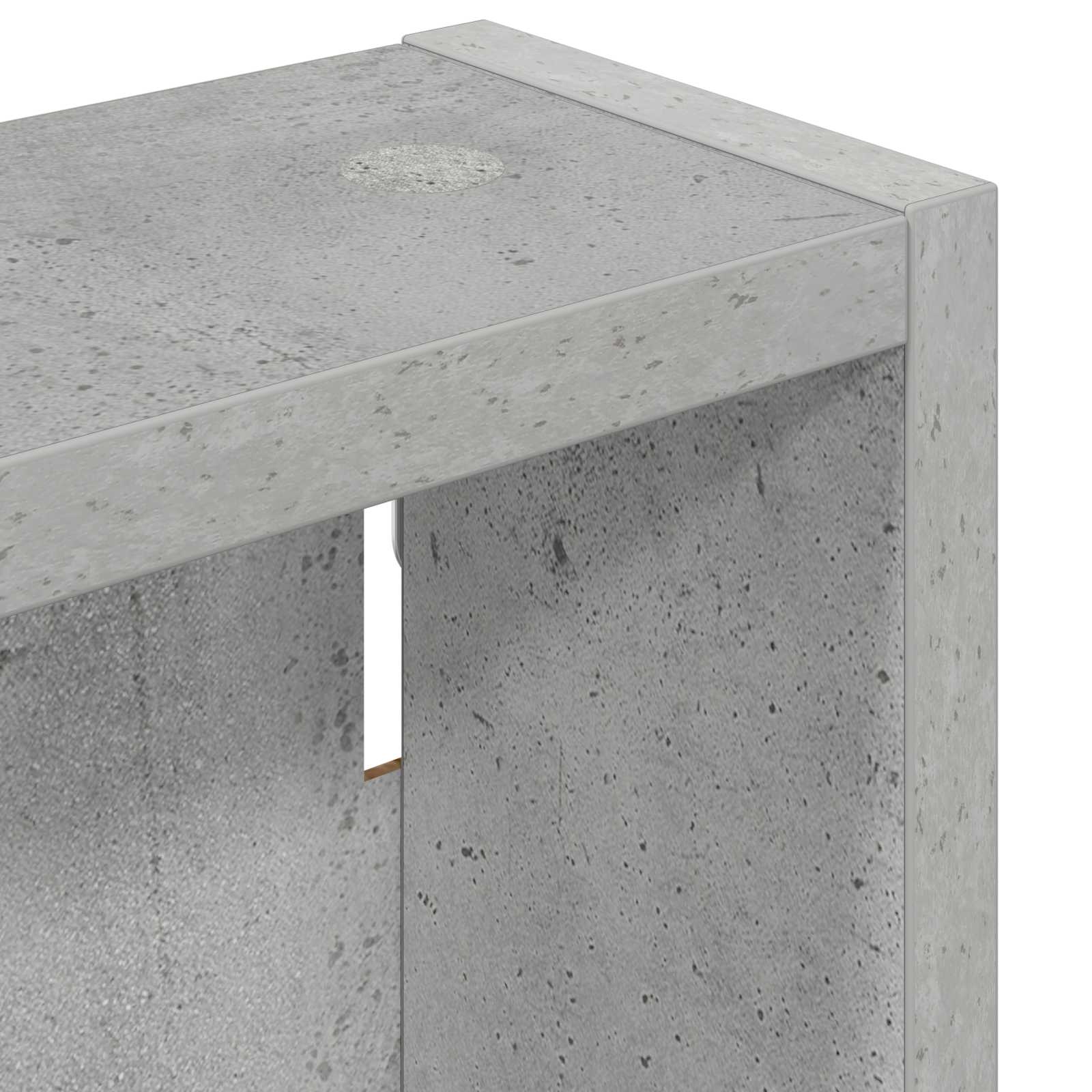 vidaXL Szafka ścienna łazienkowa Betonowy Szary 30 x 10 x 60,5 cm