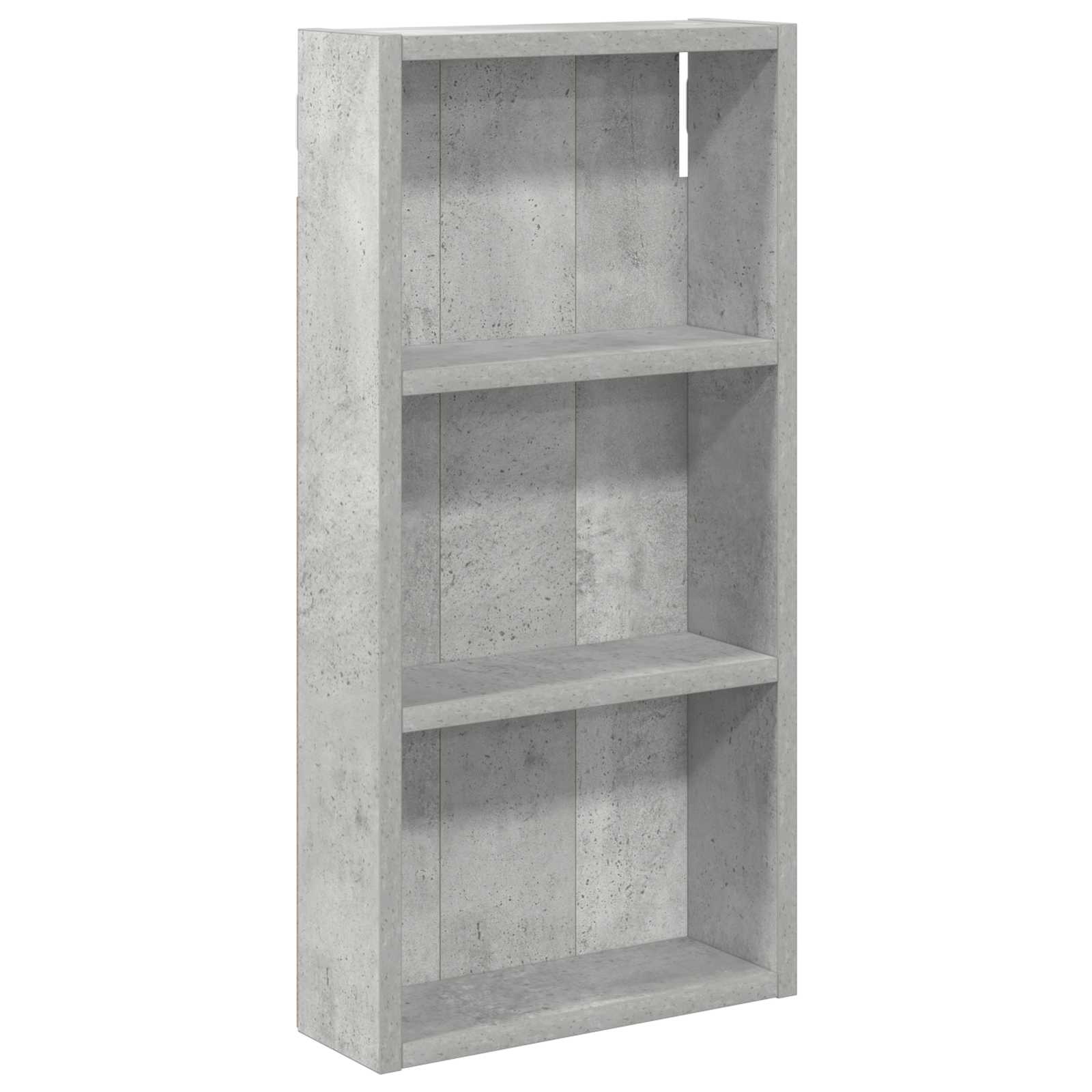 vidaXL Szafka ścienna łazienkowa Betonowy Szary 30 x 10 x 60,5 cm