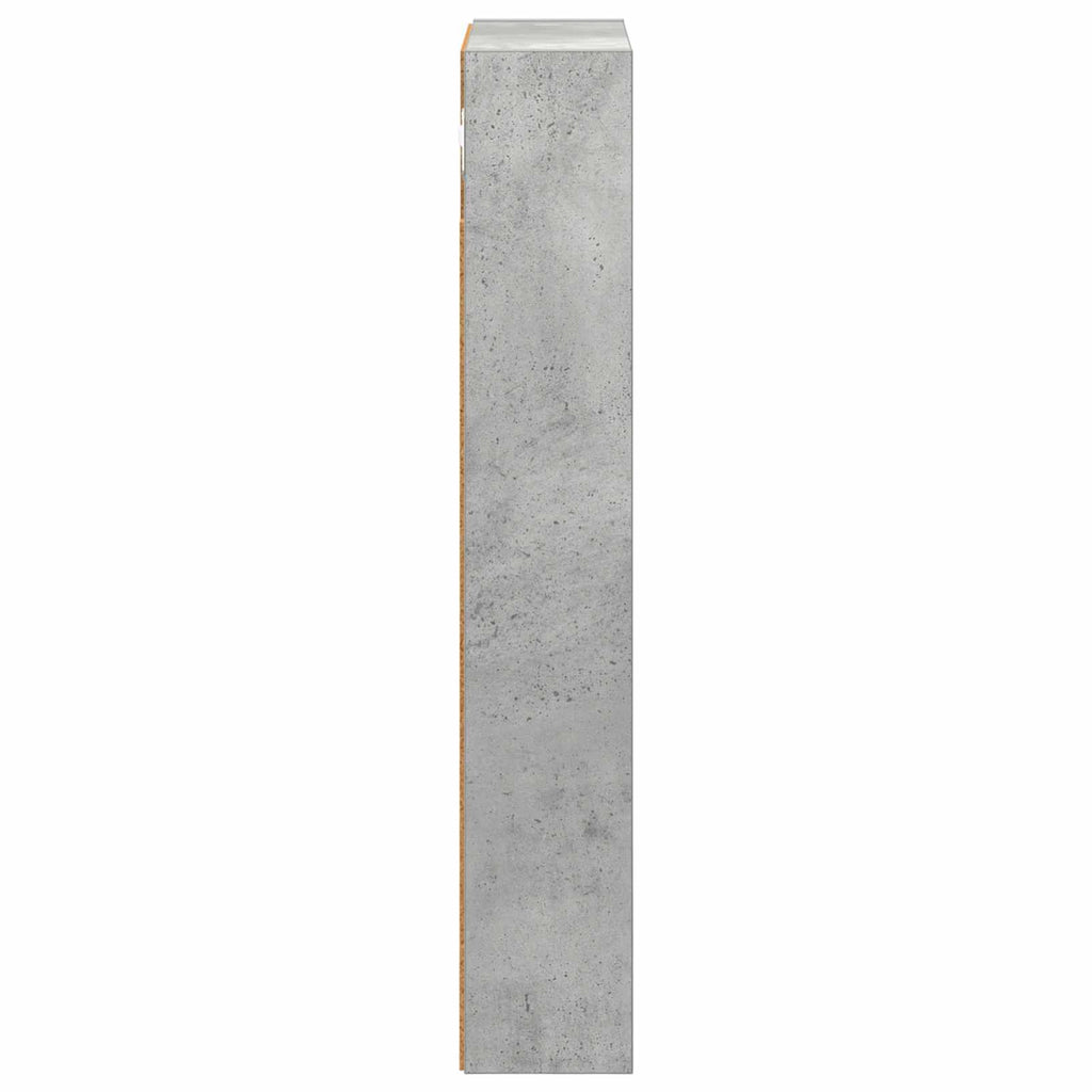 vidaXL Szafka ścienna łazienkowa Betonowy Szary 30 x 10 x 60,5 cm