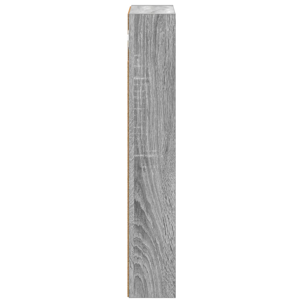 vidaXL Szafka ścienna łazienkowa Szary Sonoma 30 x 10 x 60,5 cm