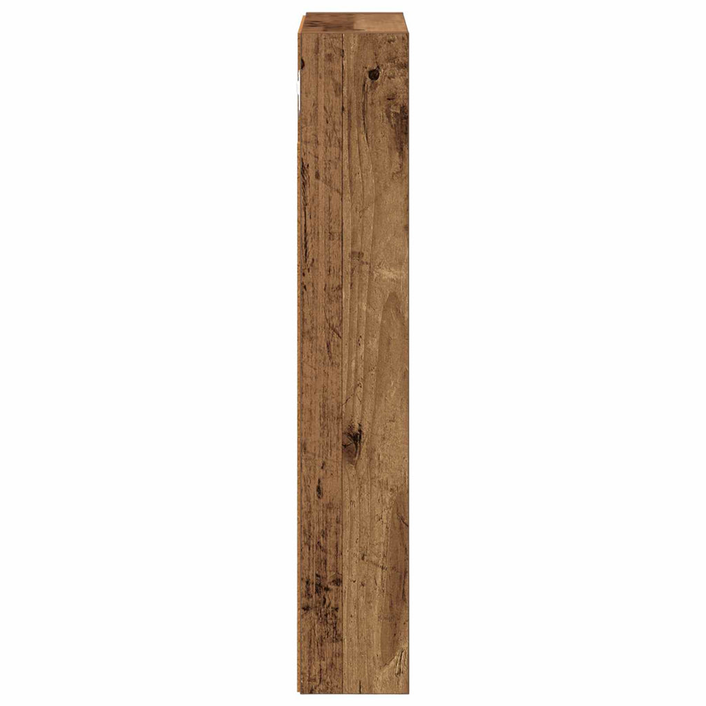vidaXL Szafka ścienna łazienkowa Stare drewno 30 x 10 x 60,5 cm