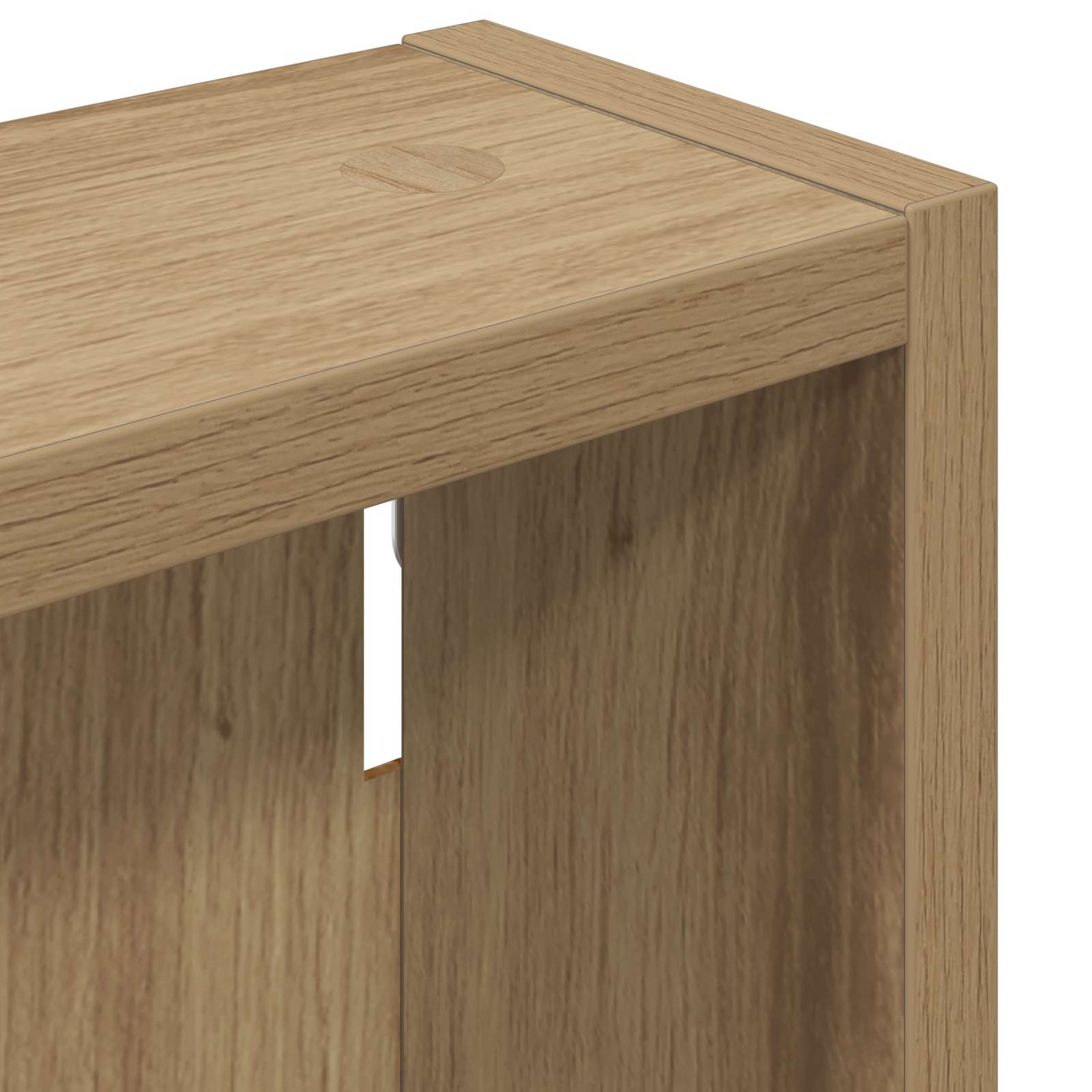 vidaXL Szafka ścienna łazienkowa Dąb rzemieślniczy 30 x 10 x 60,5 cm