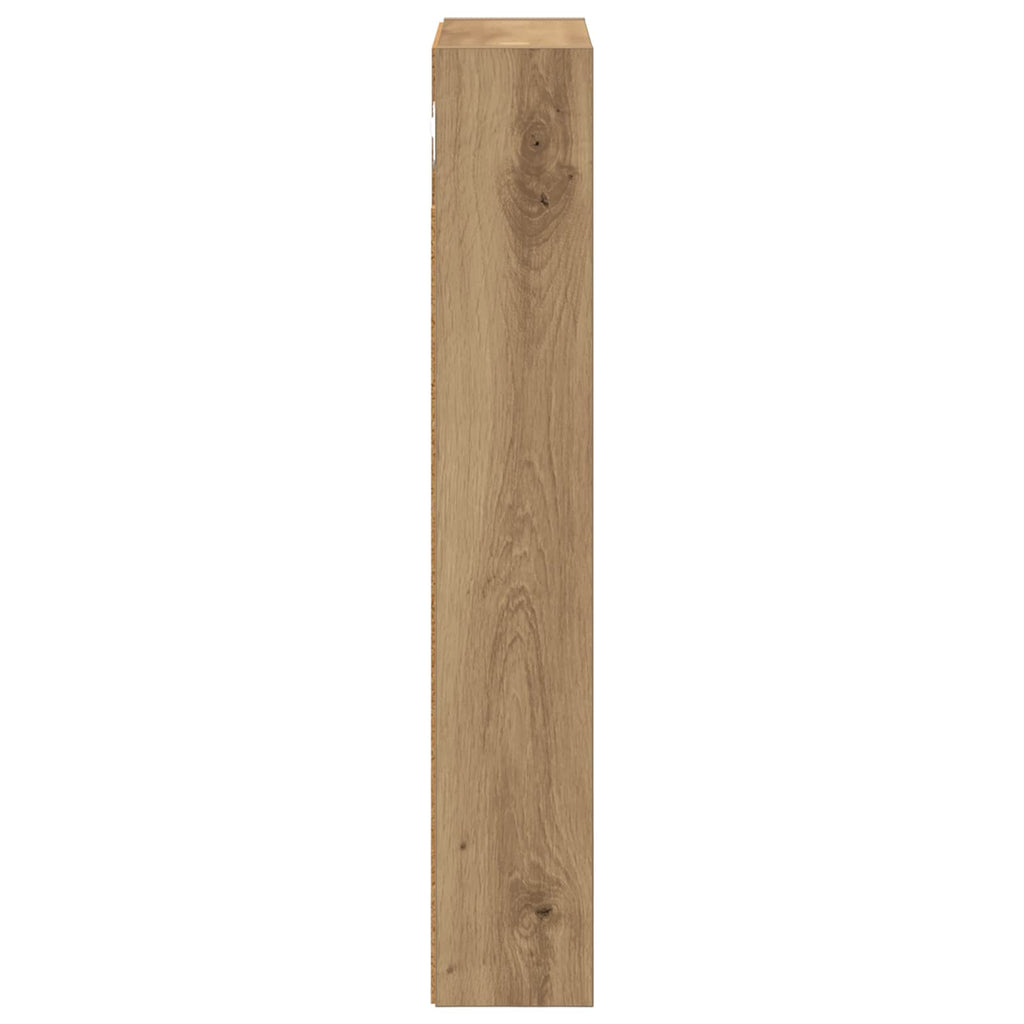 vidaXL Szafka ścienna łazienkowa Dąb rzemieślniczy 30 x 10 x 60,5 cm