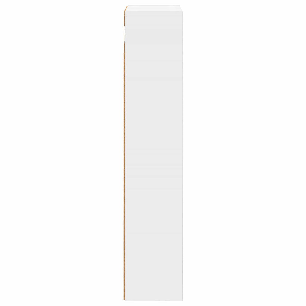 vidaXL Szafka ścienna łazienkowa z półką Biały 30 x 14 x 70 cm