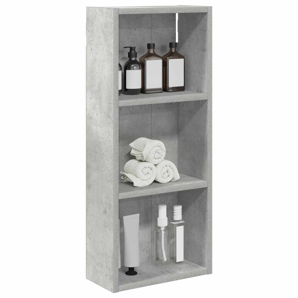 vidaXL Szafka ścienna łazienkowa Betonowy Szary 30 x 14 x 70 cm