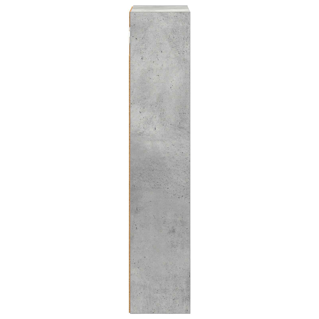 vidaXL Szafka ścienna łazienkowa Betonowy Szary 30 x 14 x 70 cm