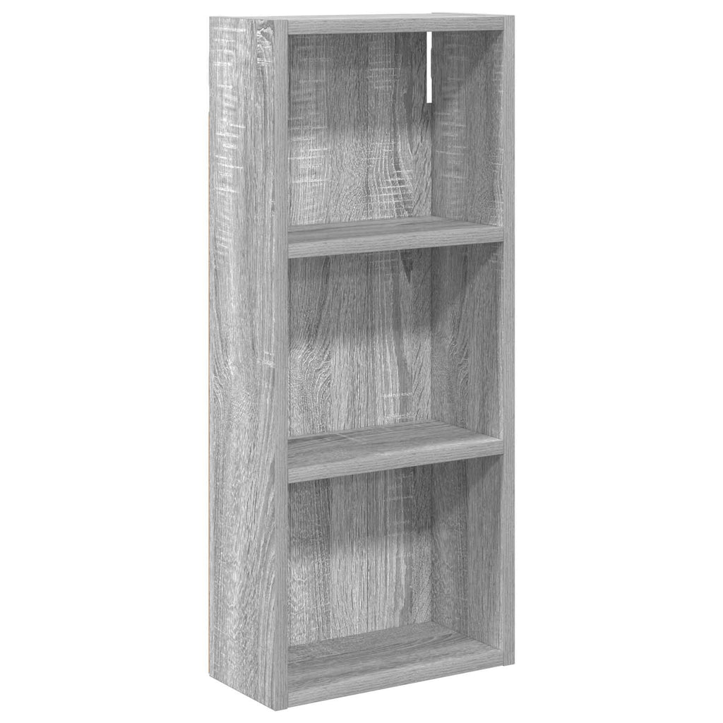 vidaXL Szafka ścienna łazienkowa z półką Szary Sonoma 30 x 14 x 70 cm