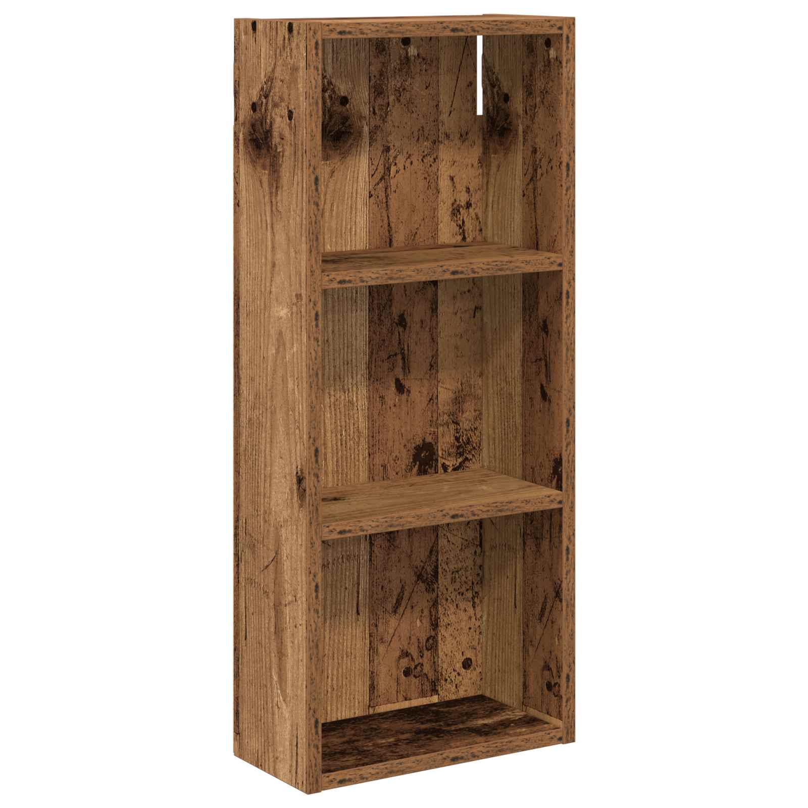 vidaXL Szafka ścienna łazienkowa z półką Stare drewno 30 x 14 x 70 cm