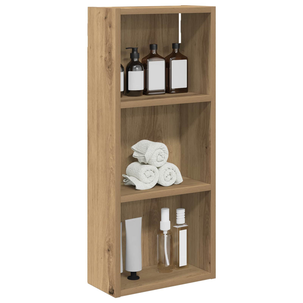 vidaXL Szafka ścienna łazienkowa Dąb rzemieślniczy 30 x 14 x 70 cm
