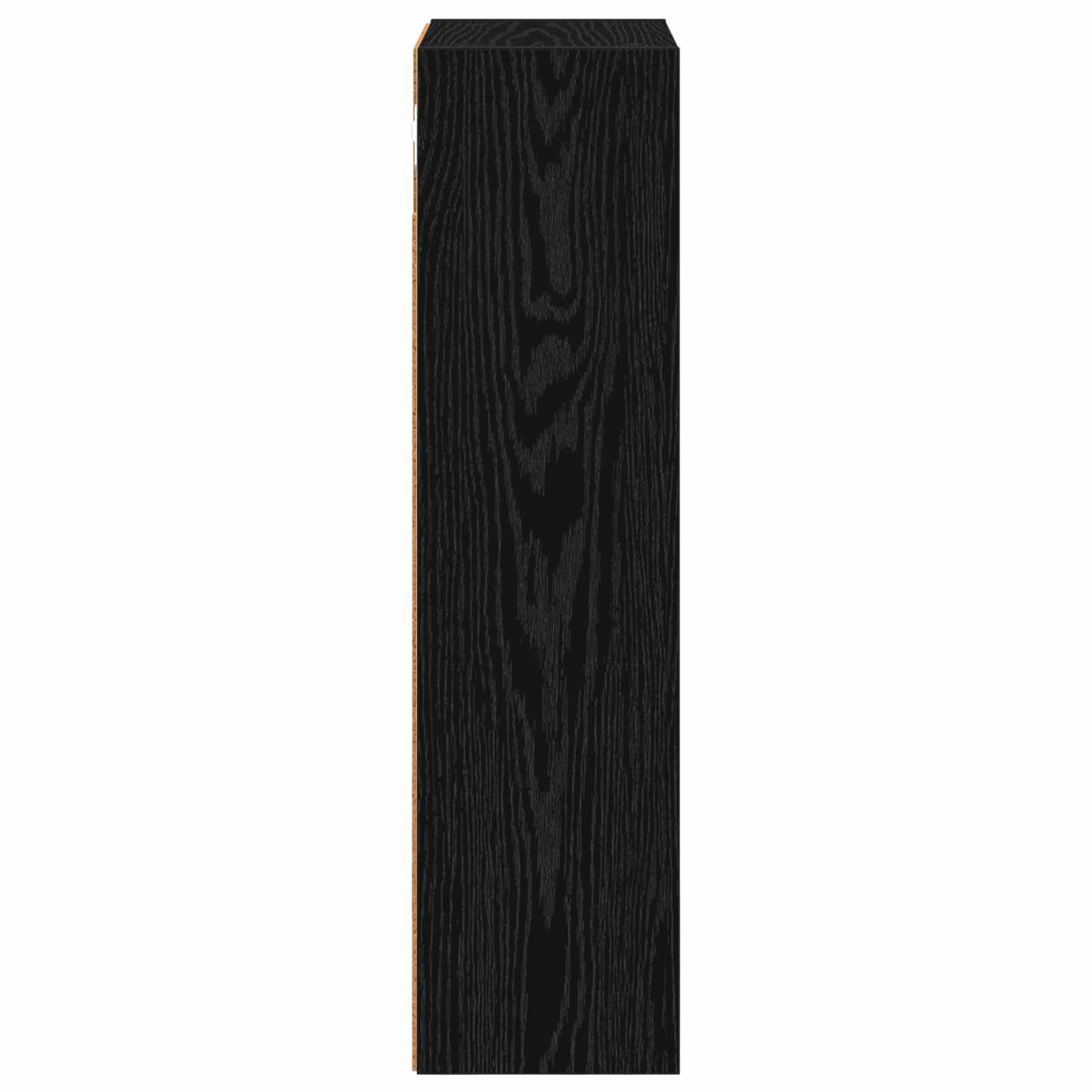 vidaXL Szafka ścienna łazienkowa z półką Czarny Dąb 30 x 16 x 62,5 cm