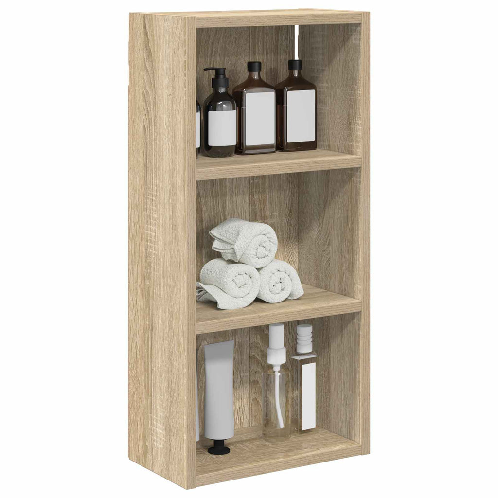 vidaXL Szafka ścienna łazienkowa Dąb Sonoma 30 x 16 x 62,5 cm