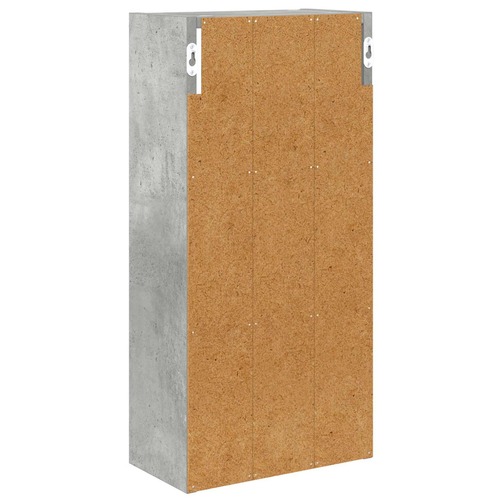 vidaXL Szafka ścienna łazienkowa Betonowy Szary 30 x 16 x 62,5 cm