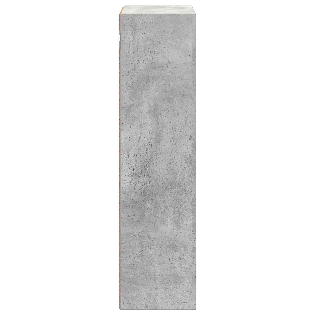 vidaXL Szafka ścienna łazienkowa Betonowy Szary 30 x 16 x 62,5 cm