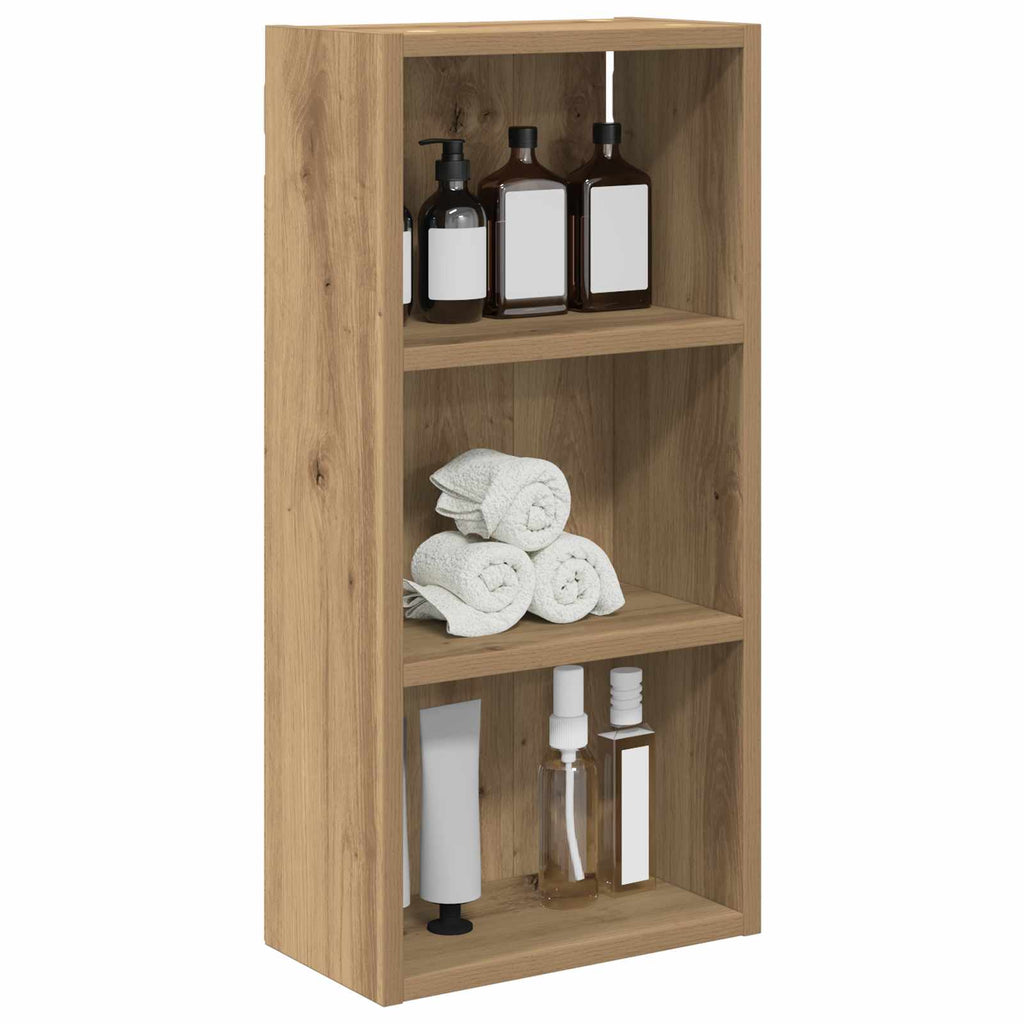 vidaXL Szafka ścienna łazienkowa Dąb rzemieślniczy 30 x 16 x 62,5 cm