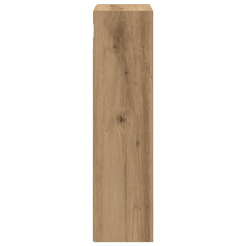 vidaXL Szafka ścienna łazienkowa Dąb rzemieślniczy 30 x 16 x 62,5 cm