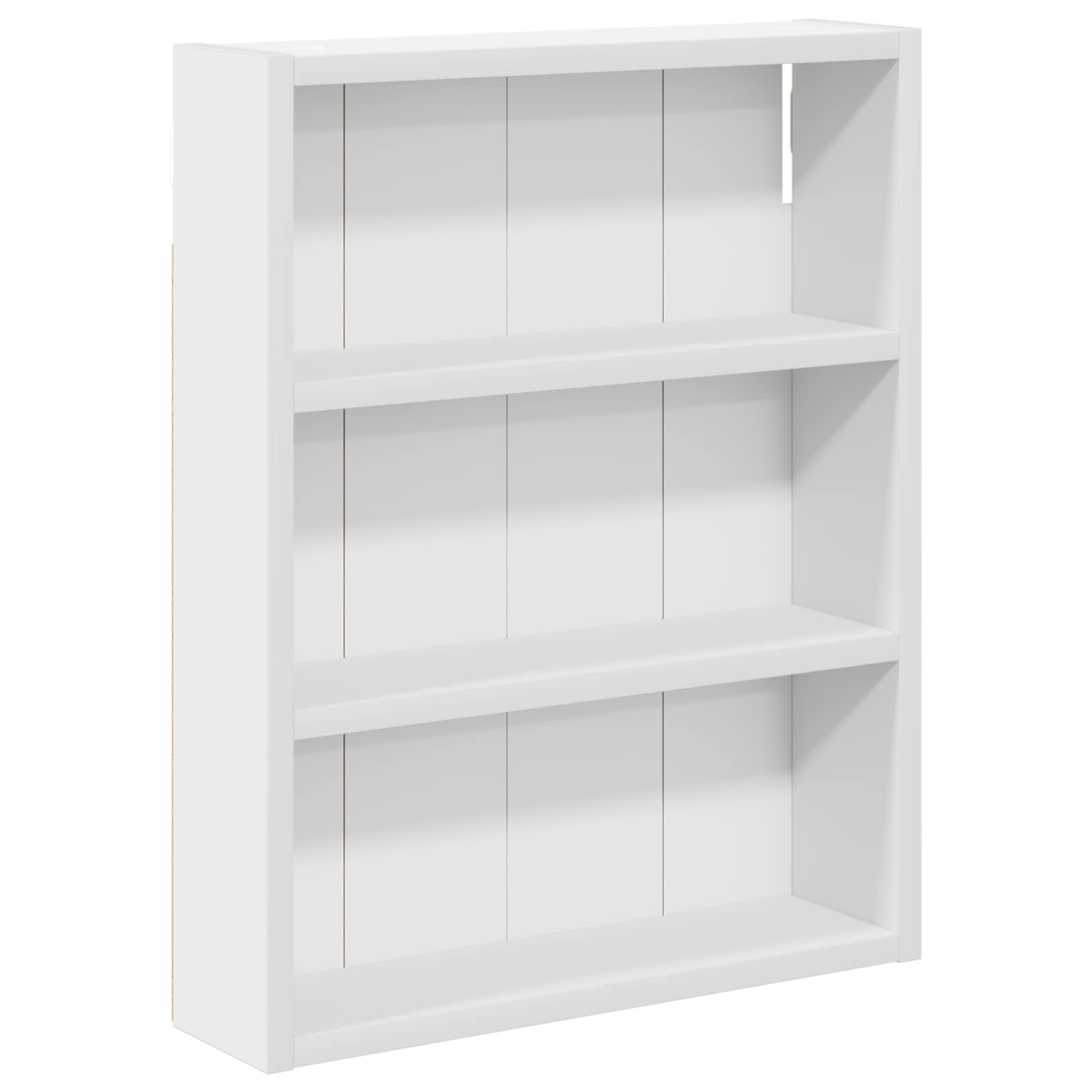 vidaXL Szafka ścienna łazienkowa z półką Biały 40 x 10 x 50 cm